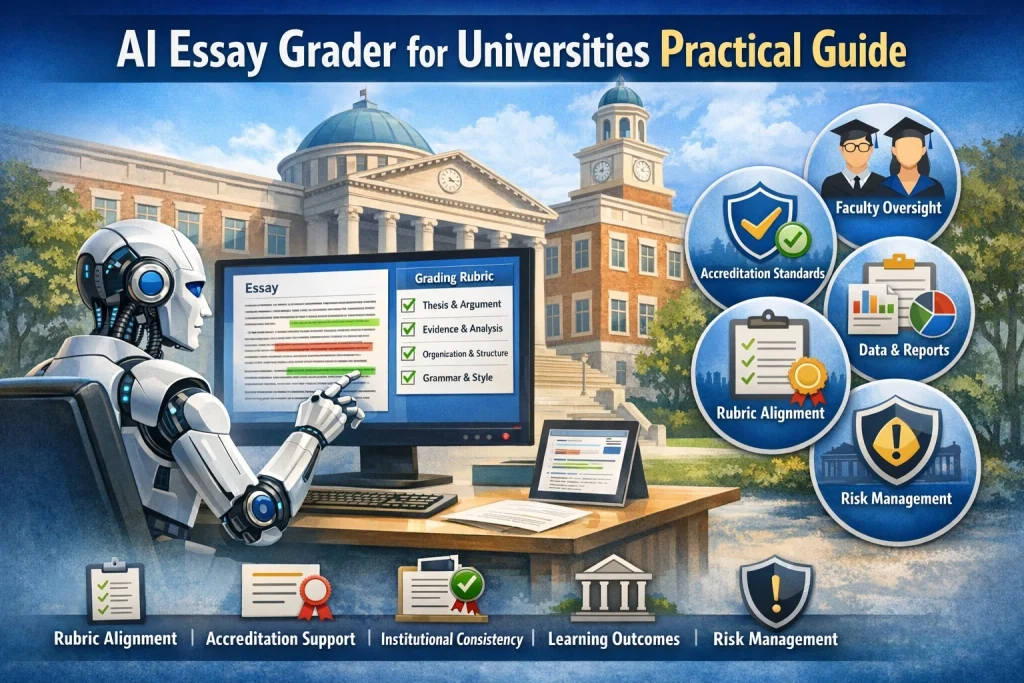 AI Essay Grader for Higher Education Institutions